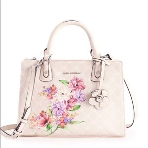 Dana Buchman Floral Winters Satchel NWT